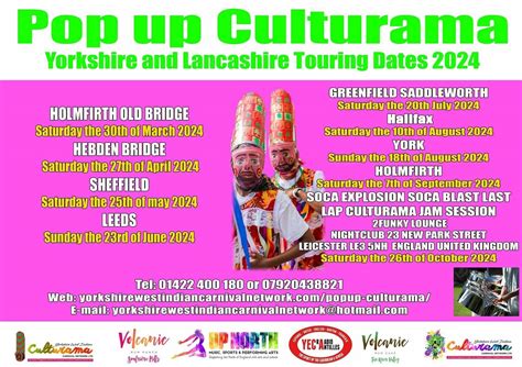 Popup Culturama 2024 Tour Dates Yorkshire West Indian Carnival Network