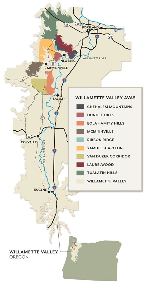 The Ultimate Guide To Willamette Valley Wine Regions Andmaps