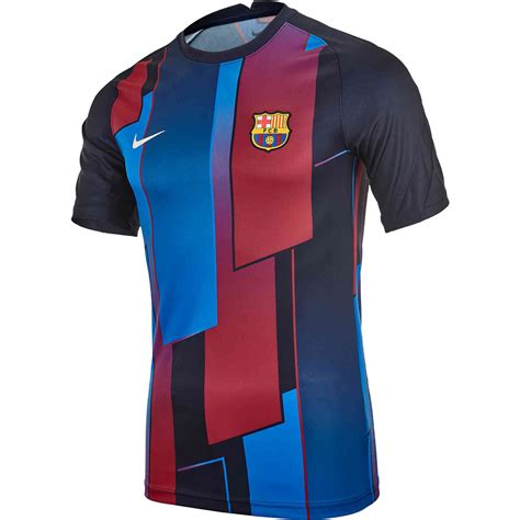 Nike Barcelona Home Pre Match Top 202122 Soccerpro