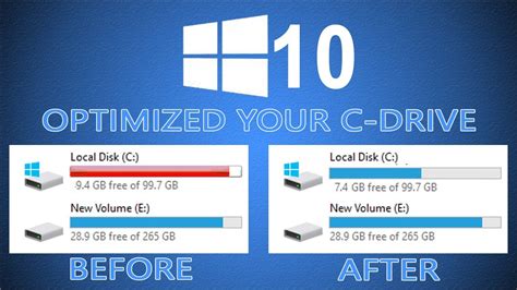 How To Optimized C Drive On Windows 10 Youtube