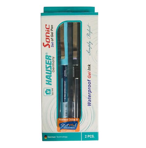 Hauser Sonic Gel Pen Set The Largest Online Stationery Store