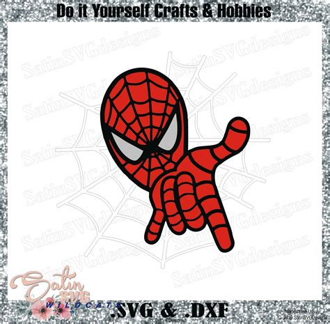 SPIDERMAN-Web-Spin Marvel Design SVG Files, Cricut, Silhouette Studio