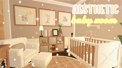 Cute Fall Aesthetic Baby Room Nursery Roblox Bloxburg Youtube