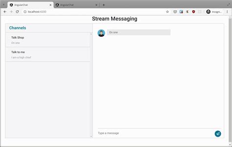 Build A Chat App With Angular 9 Real Time Live Chat W Node And Components
