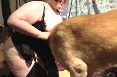 Fat Ass Slut Enjoys Hardcore Sex With A Big Trained Dog Zoo Tube 1