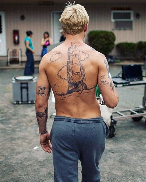 Ryan Gosling In The Place Beyond The Pines Ryan Gosling Tattoos Ryan Gosling Ryan Gosling