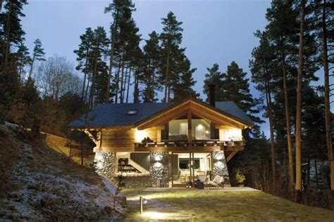 Dreamy Nordic Log Cabin Retreat In The Middle Of A Spanish Forest