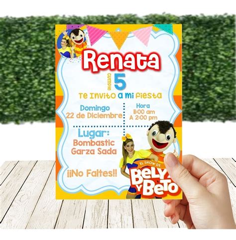 Kit Imprimible Bely Y Beto Invitación Personalizada Stiker en Mercado Libre