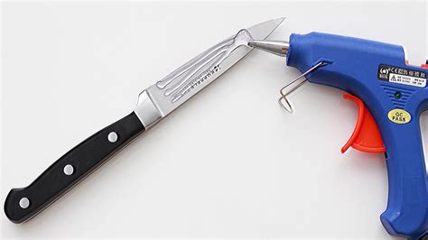 Continue until the foil is properly heated, then remove the foil and begin peeling any remaining residue from the glue gun. 5 Awesome Glue gun Life Hacks | Way to use hot glue gun ...