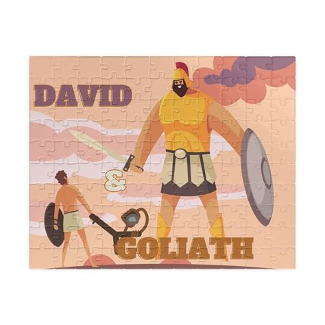 David And Goliath Puzzle Bible Stories Puzzles About The Etsy