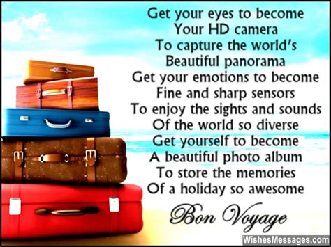 Bon Voyage Poems Wishesmessages Com