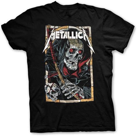 Metallica Officially Licensed Death Reaper T Shirt Trikot T Shirt