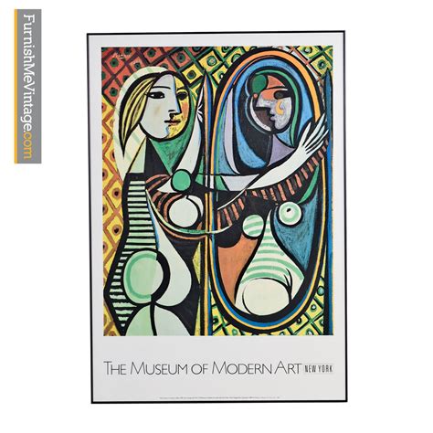 Pablo Picasso "Girl Before a Mirror" Framed Museum Art ...