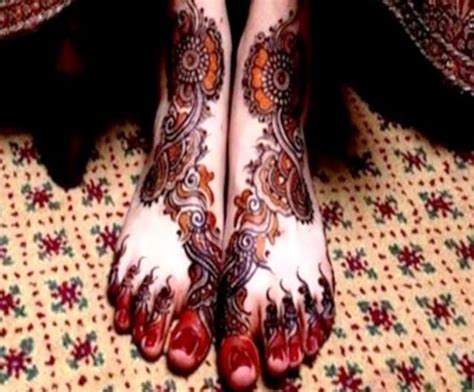 15 Arabic Mehndi Designs For Feet Henna Tattoos