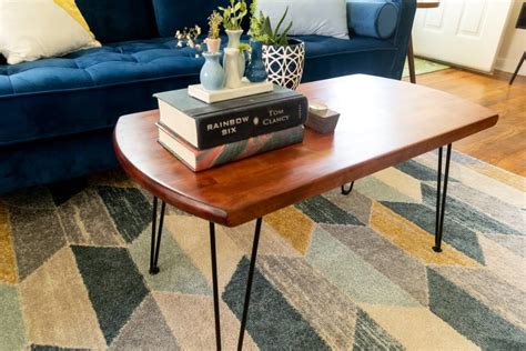 How To Make A Mid Century Modern Coffee Table From Upcycled Wood