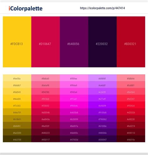 15 Latest Color Schemes With Purple And Dark Red Color Tone