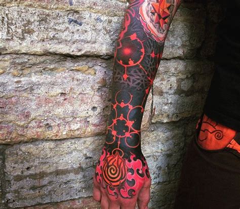 Black And Red 2 Tattoo By Timofey Viktorovich Tattoos