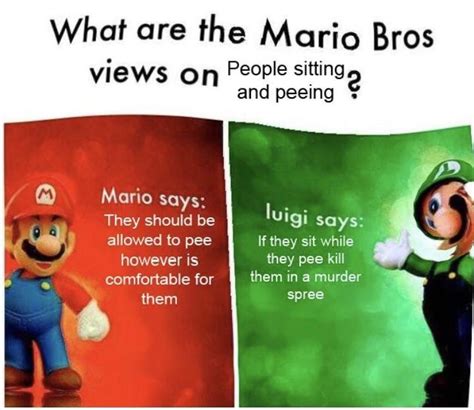 Mario Vs Luigi Memes
