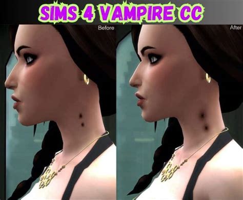 27 Crazy Good Sims 4 Vampire Cc Fangs Coffins And Vampire Clothes