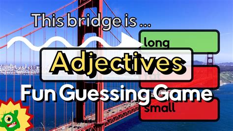 Adjectives Interactive Video Interactive Esl Games For Learning English