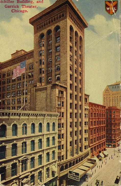 Louis Sullivan Schiller Building 1891 Chicago In 2020