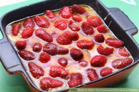 How to make oat flour. How to Make Old Fashioned Strawberry Cobbler: 9 Steps