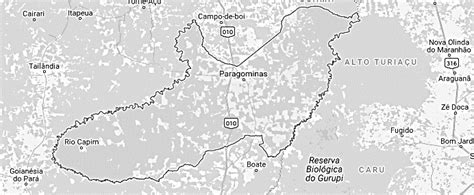 Mapa De Localiza O Do Munic Pio De Paragominas Pa Download Scientific Diagram