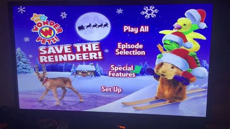 Wonder Pet Save The Reindeer Dvd Menu Youtube