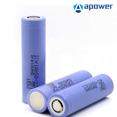 Power Lithium Ion Inr18650 22p 2200mah 37v Discharging Current 10a
