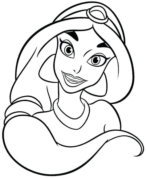Princess Jasmine Drawing Free Download On Clipartmag