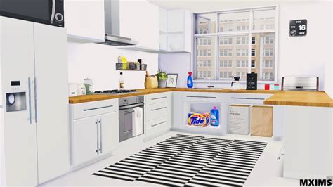 If you like retro stuff, follow me here (reblogs and cc finds) or at @queenofmyshuno (stories). Sims 4 CC's - The Best: Kitchen by Maxims's