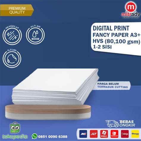 Jual CETAK DIGITAL PRINT A3 KERTAS HVS 1 SISI MUKA Kota Tangerang