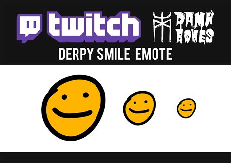 Smiley Emote For Twitch Instant Download Derpy Smile Twitch Etsy