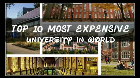Top 10 Most Expensive University In The World Mrdetail Youtube