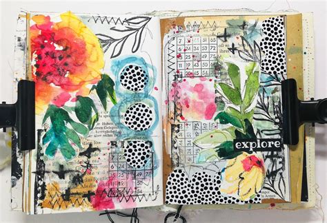 Mixed Media Art Journal Collage Video Tutorial Susanne Rose Art