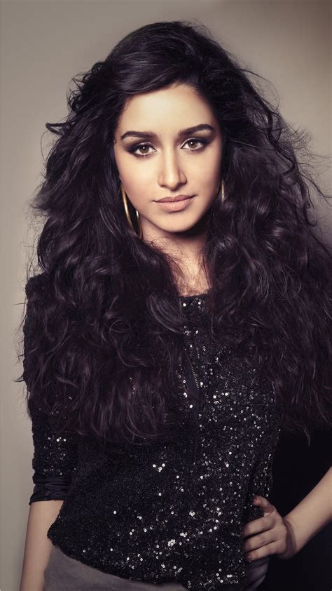 Shraddha Kapoor Hd Wallpaperhairfaceblack Hairhairstylelong Hair
