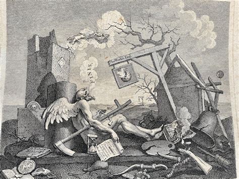 1764 William Hogarth The Bathos Satirical Engraving Etsy