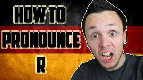 Sign in to disable all ads. How to pronounce the German R - YouTube