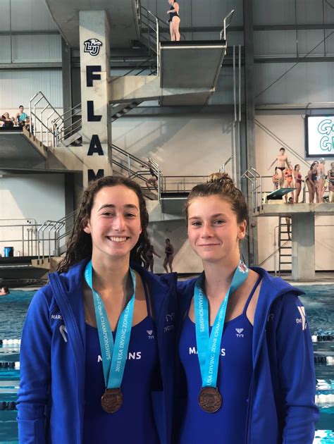 Ymca Greenwich Marlins Divers Compete At Zones Advance To Nationals