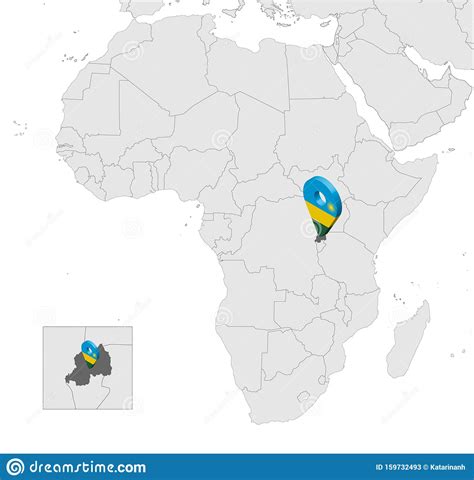 If necessary, scale the map, or choose a map from another provider (currently there are five available. Location Map Of Rwanda On Map Africa. 3d Republic Of Rwanda Flag Map Marker Location Pin. High ...