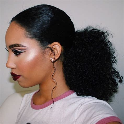 Added This Look To My Youtube Ponytail Styles Curly