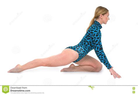 Gymnast Kneeling Picture Image
