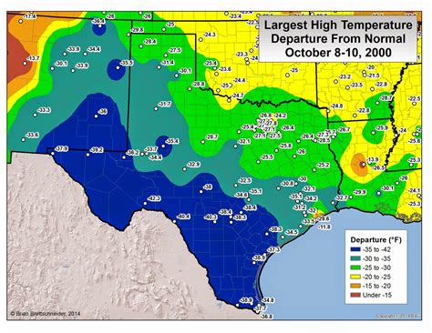 Brian Bs Climate Blog The Most Anomalous Cold Spell In