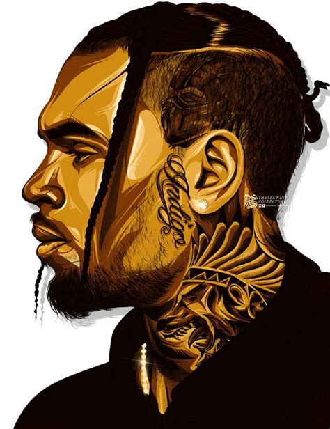 Chris Brown Chris Brown Art Chris Brown Drawing Chris Brown Tattoo