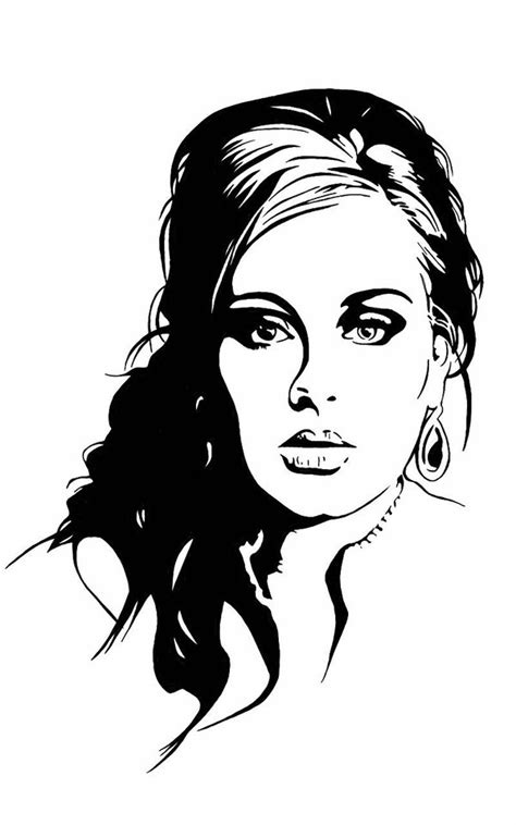 Adele Drawing Picture Drawing Skill