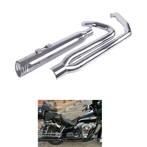 2 Into 1 Exhaust For Harley Touring 2017 Up Models Baffled Deep Rich