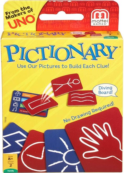 Pictionary Card Game By Mattel The Kite Loft