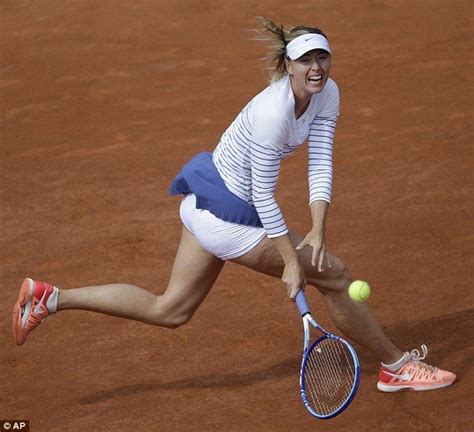 Maria Sharapova Puts On Leggy Display In Tiny Skirt At The French Open