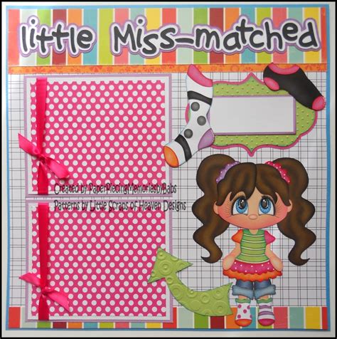 Paper Piecing Memories By Babs New Layouts