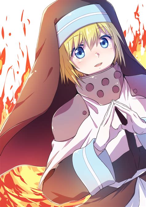 24 Wallpaper Anime Fire Force Iris Fire Force Nun Download Best Hd